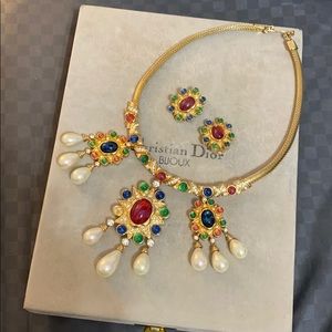 Vintage Christian Dior Germany Gripoix Necklace